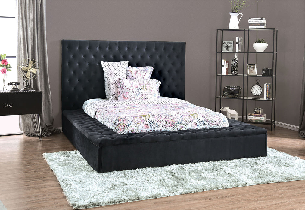 GOLATI Cal.King Bed, Dark Gray image