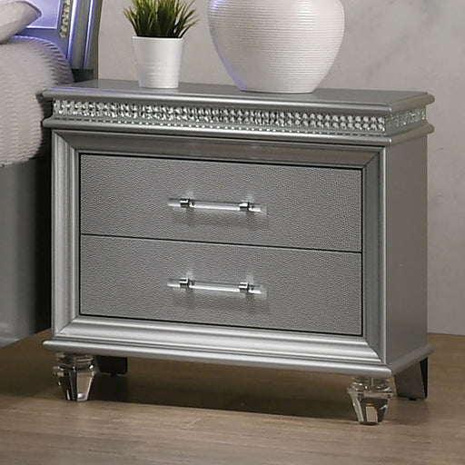 MADDIE Night Stand, Silver image