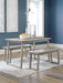 Loratti Dining Table and Benches (Set of 3) image