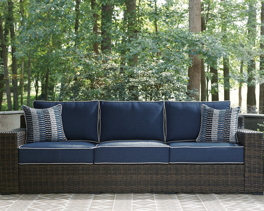 Grasson Lane 3-Piece Outdoor Sofa and Loveseat with Ottoman image