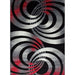 Serang Gray/Red 5' X 7' Area Rug image