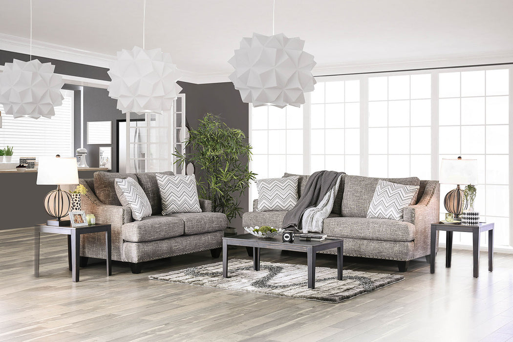 Erika Gray Sofa + Love Seat image